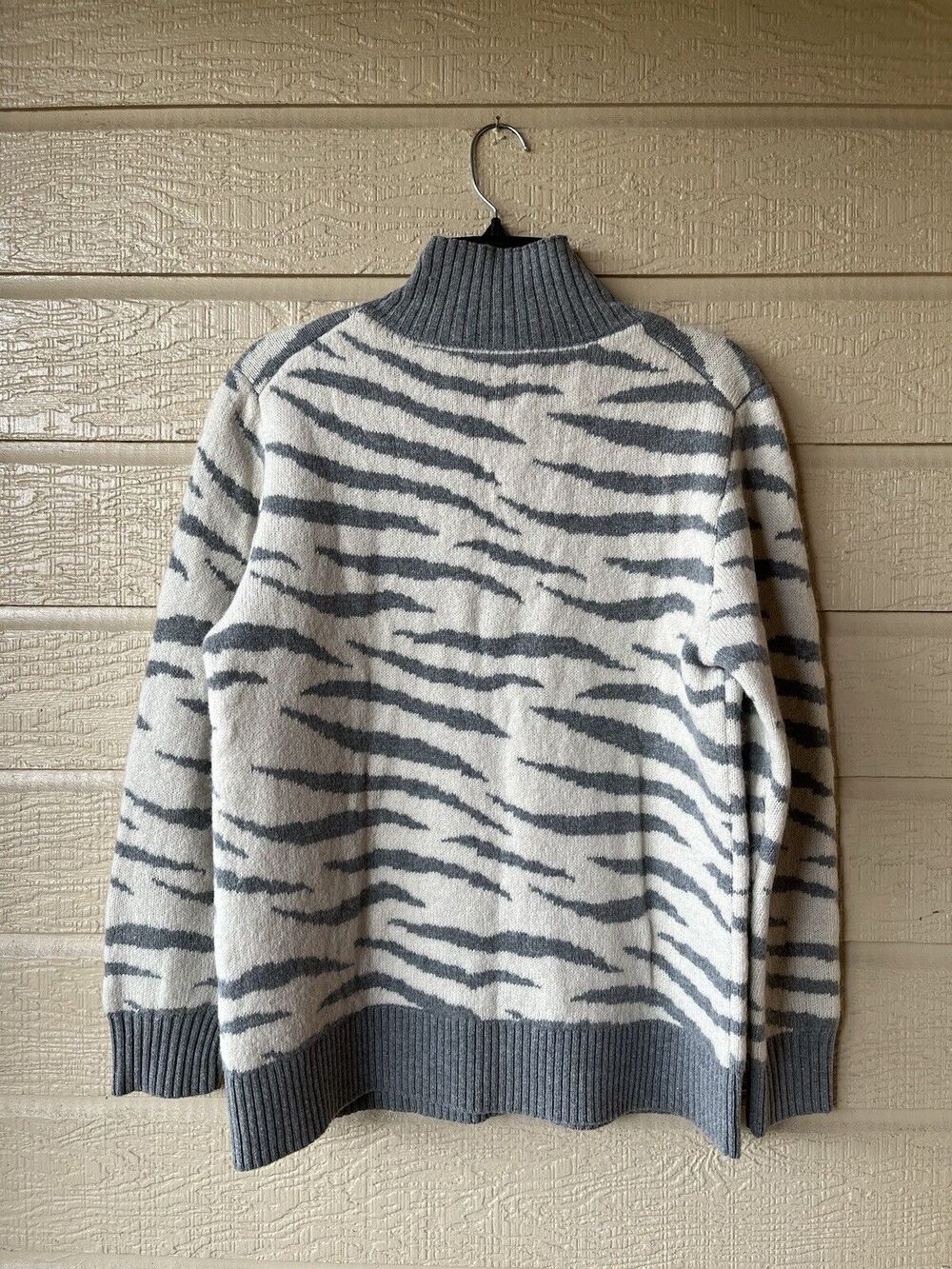 La Vie Rebecca Taylor womens Vintage Mock Neck Wool & Alpaca Sweater size Medium - Picture 2 of 5